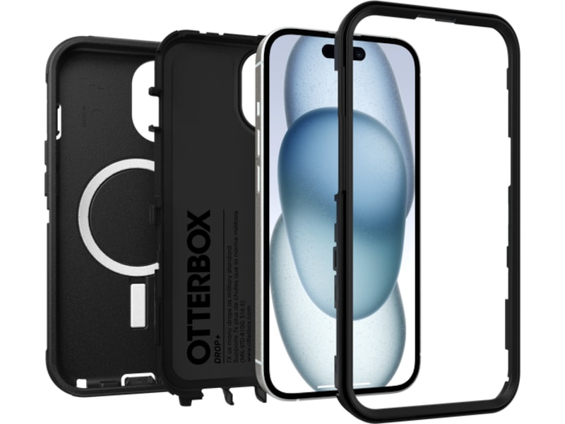 OtterBox iPhone 16e/15/14/13 Defender skal - ProPack (svart) Skydd