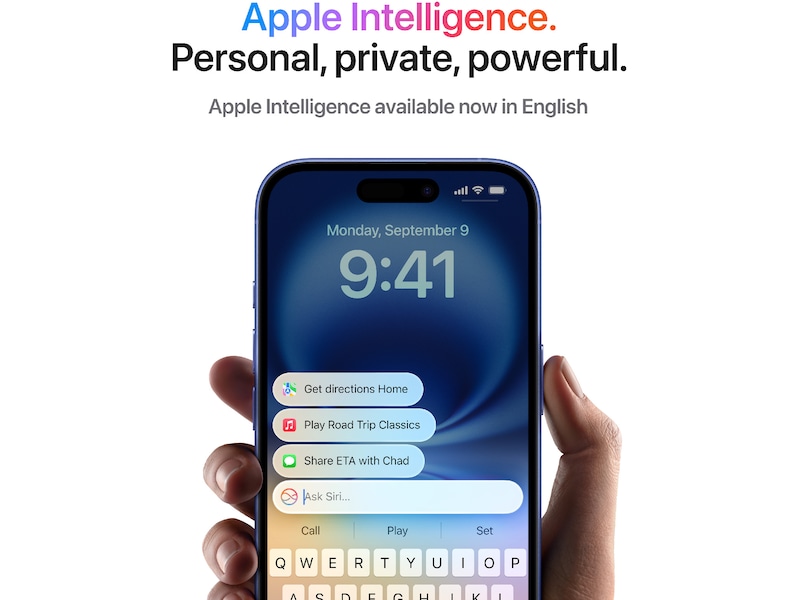 iPhone 16 128GB (blågrön) Mobiltelefoner