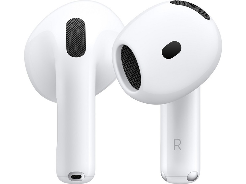 Apple AirPods 4 trådlösa hörlurar, In-ear (vit) In-ear hörlurar