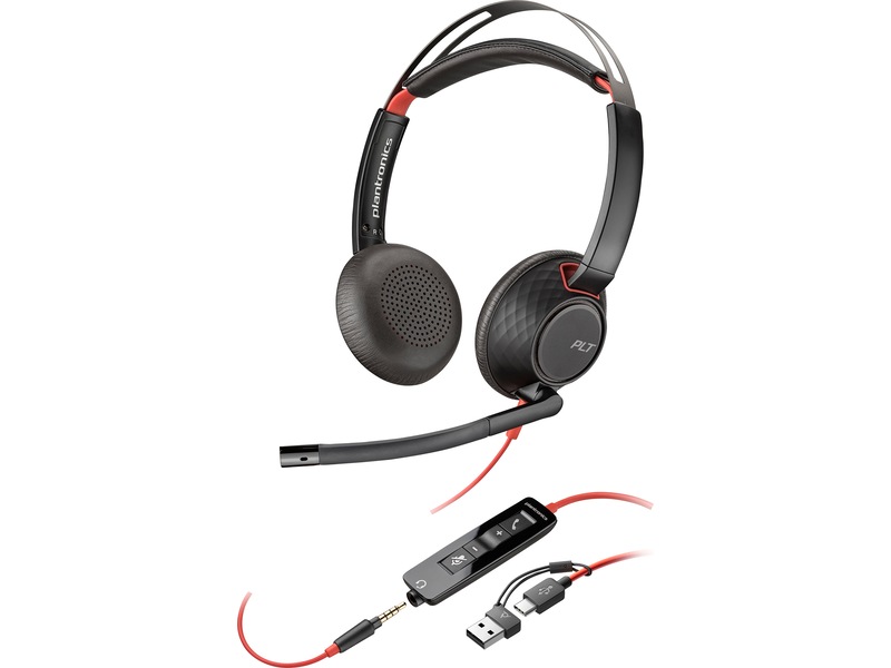 Poly Blackwire 5220 MS Teams USB-C Headset Headset, kablat