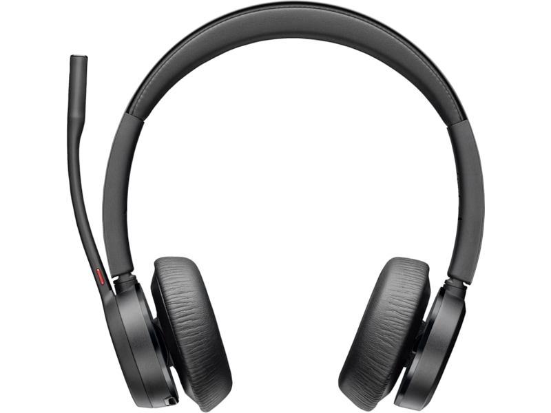 Poly Voyager 4320-M MS USB-C Headset med laddningsstativ Headset trådlöst
