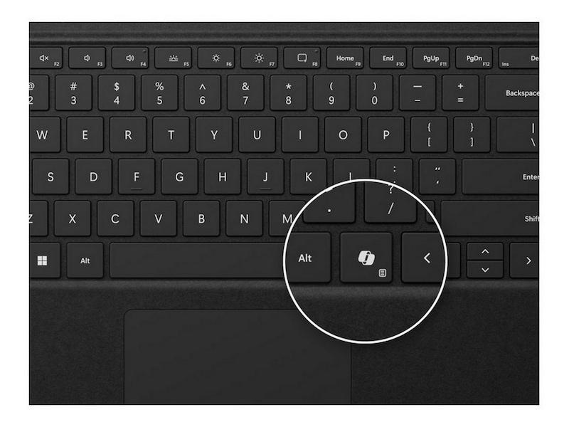 Microsoft Surface Pro Keyboard (svart) Tangentbord och pennor