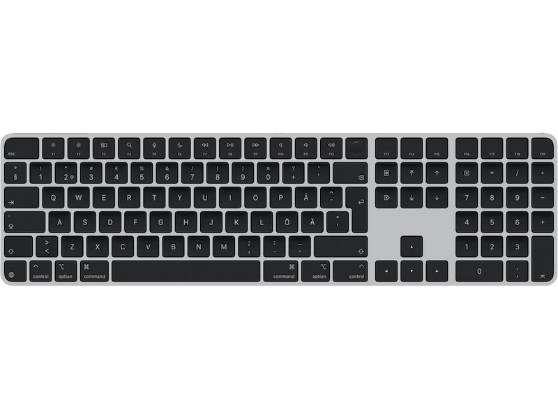 Apple Magic Keyboard med Touch ID och numerisk knappsats (svart) Tangentbord