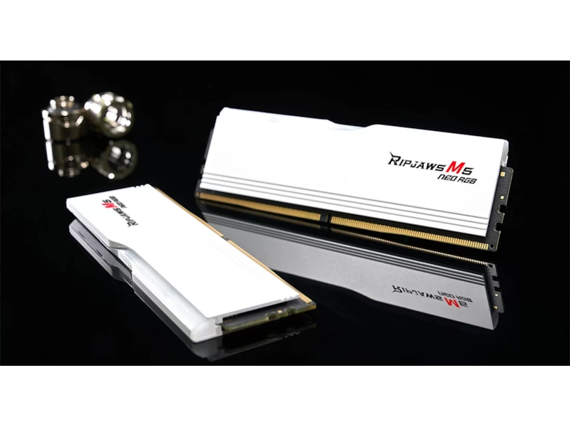 G.Skill Ripjaws M5 NEO 6000MHz DDR5 64GB RGB (vit) Minne