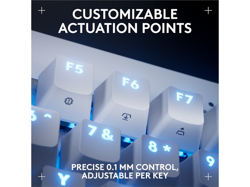 Logitech G Pro X TKL Rapid gamingtangentbord (vit) Gamingtangentbord