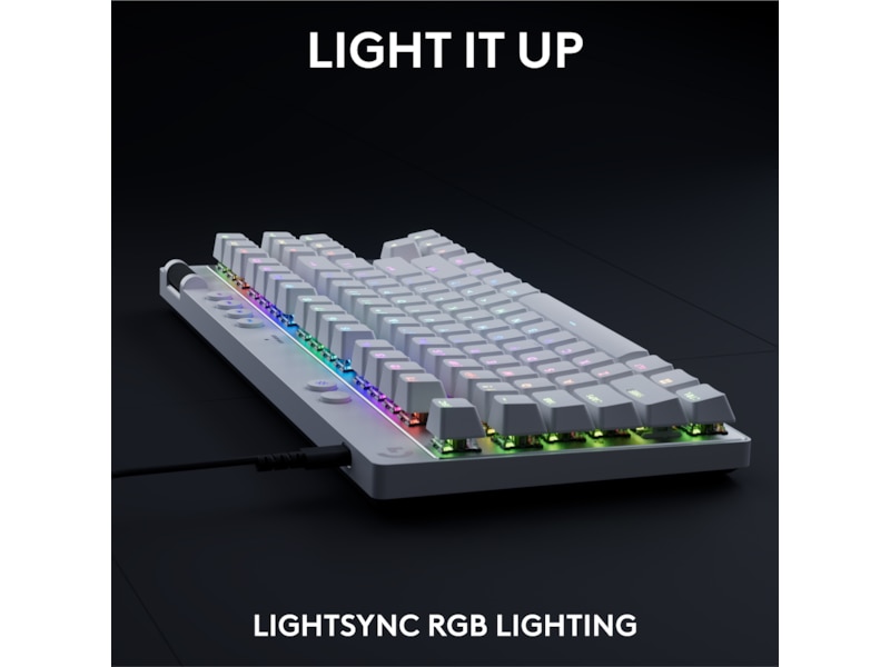 Logitech G Pro X TKL Rapid gamingtangentbord (vit) Gamingtangentbord