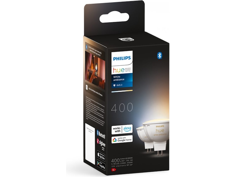 Philips Hue WA 4.7W 12V MR16 glödlampa 2PK LED-lampor & glödlampor