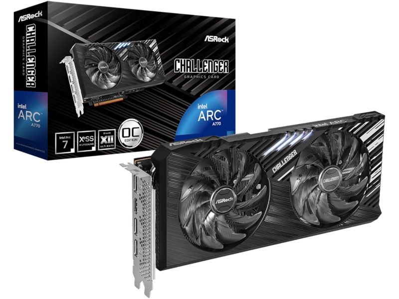 ASRock Intel Arc A770 Challenger SE OC Grafikkort