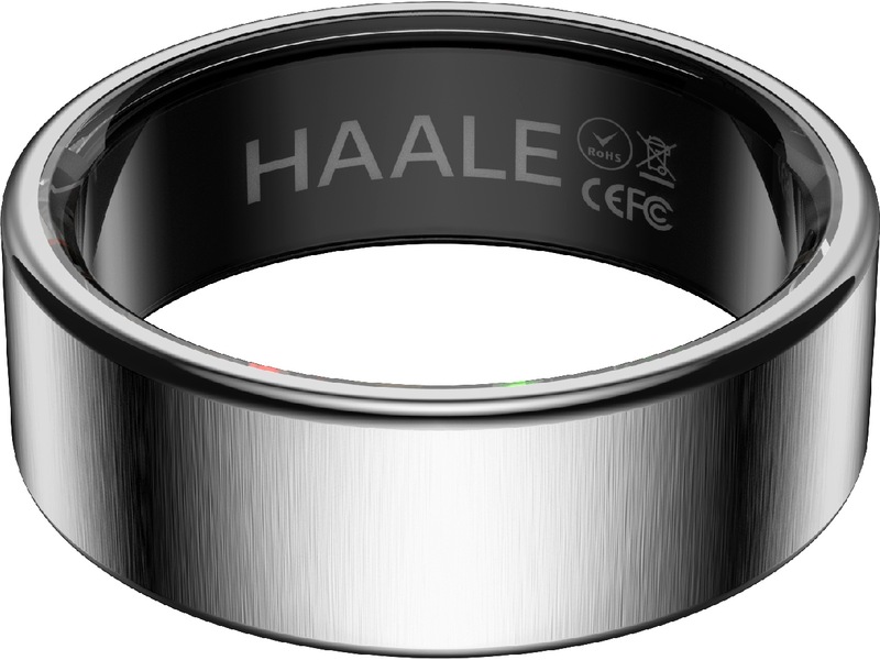 Haale II Smart Ring str. 8 (borstad silver) Smart ring