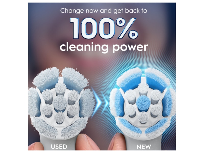 Oral-B iO Gentle Care borsthuvuden 6 st (vit) Tandborsthuvud