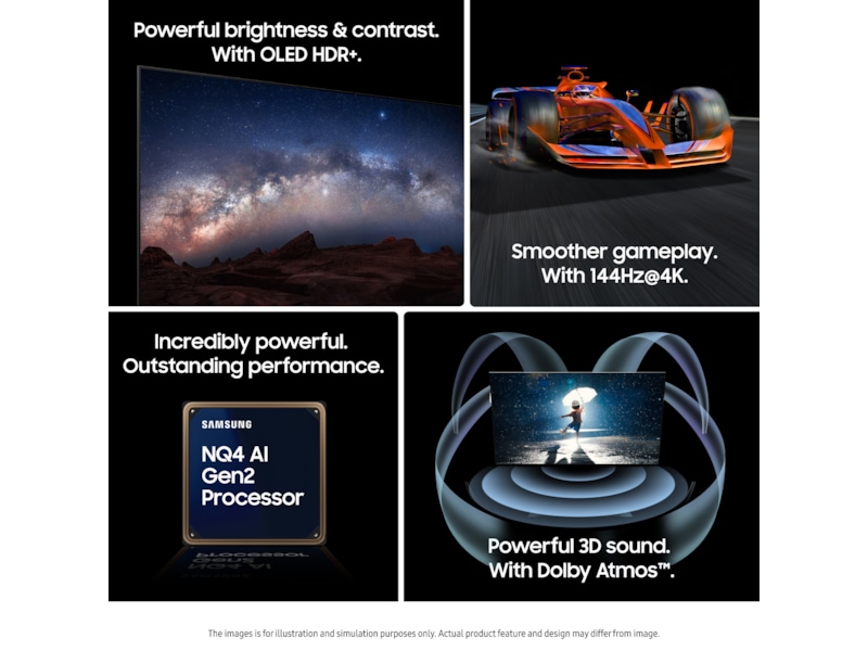 Samsung 65" S90F OLED 4K Smart TV (2025) 60 - 69 tums TV