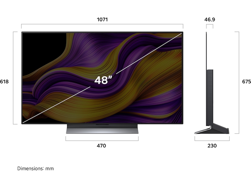 LG 48" G5 AI 4K OLED Smart TV (2025) 20 - 49 tums TV