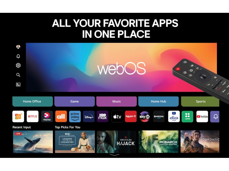 LG 65" B5 AI 4K OLED Smart TV (2025) 60 - 69 tums TV