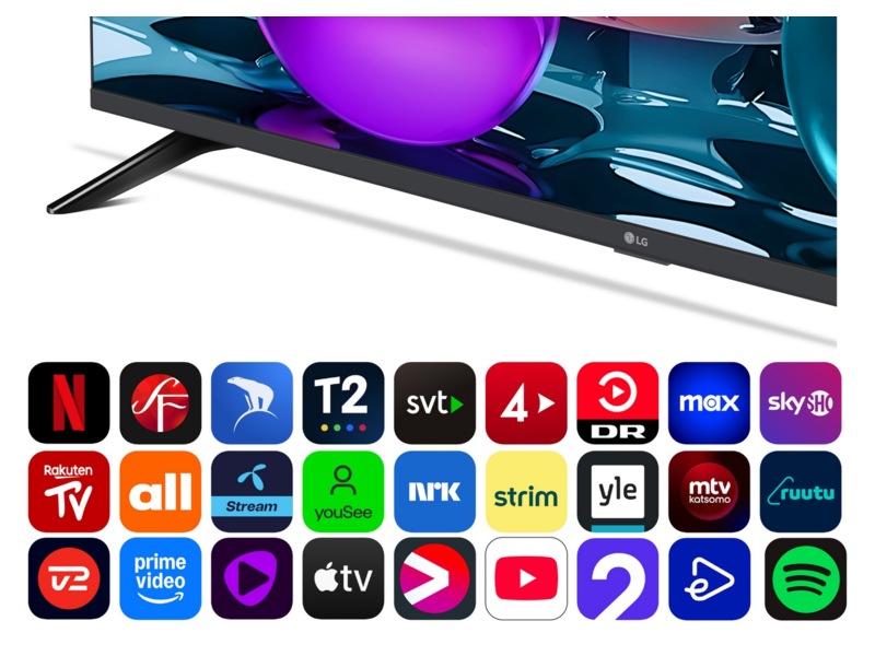 LG 65" UA73 AI 4K UHD Smart TV (2025) 60 - 69 tums TV