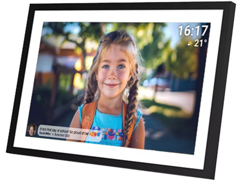 Denver PFF-1516 15,6" digital fotoram (svart/vit) TV-ram & tillbehör