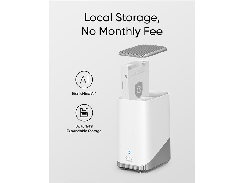 Eufy eufyCam S3 Pro övervakningskamera Kit 4 pack + HomeBase S380 Övervakningskamera