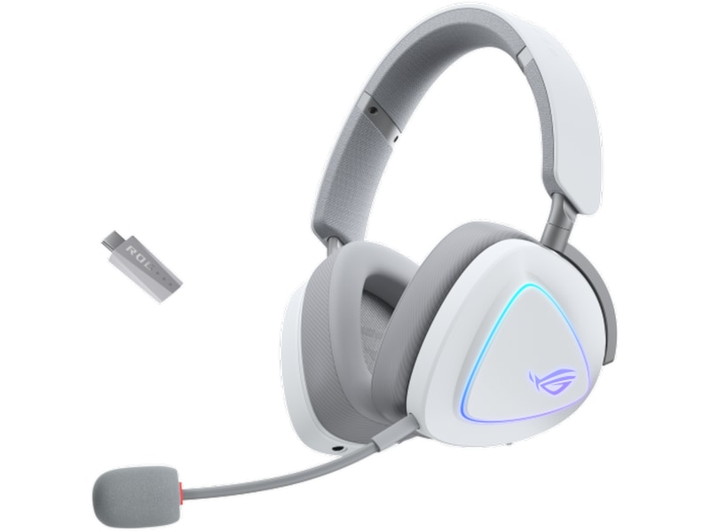 Asus ROG Delta II trådlöst gamingheadset (vit) Gamingheadset