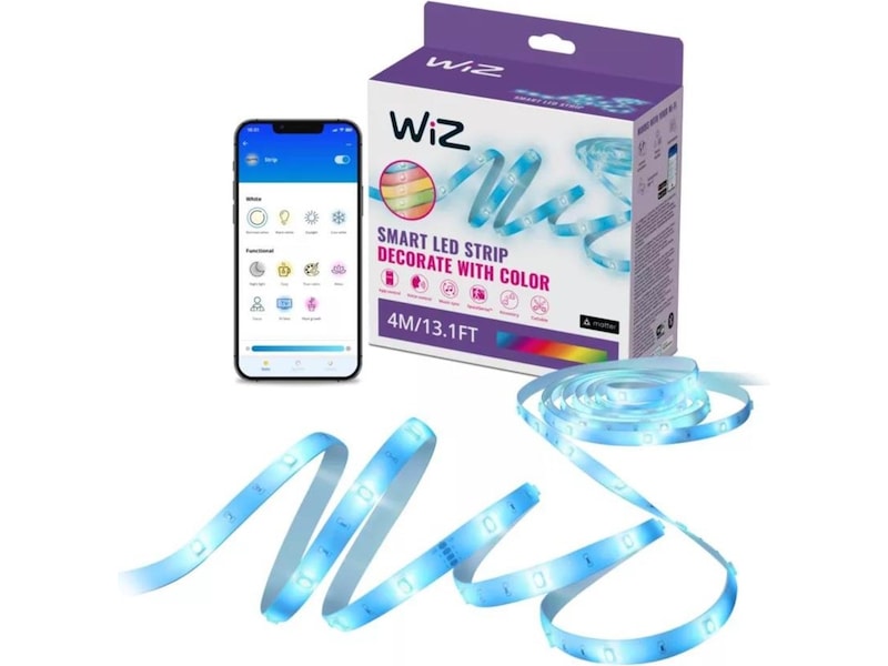 WiZ RGB LED-remsa 4m Led strips & underhållning