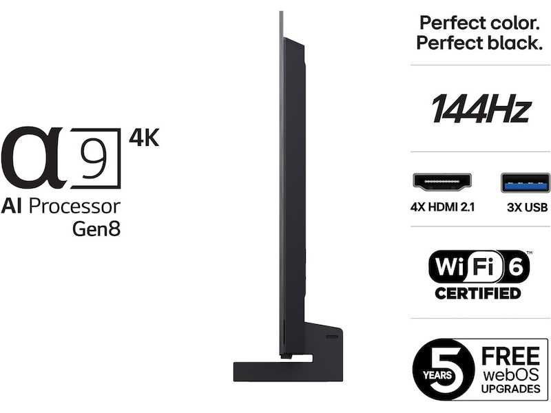 LG 42" C5 AI 4K OLED Smart TV (2025) Bundle 20 - 49 tums TV