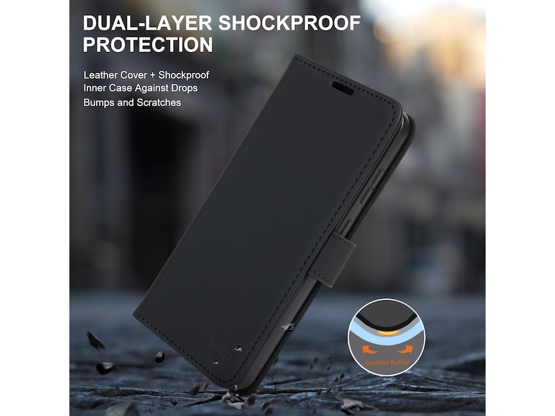 iiglo Galaxy S25 FE Plånboksfodral (svart) Skydd