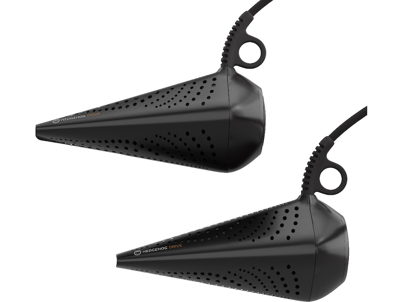 Hedgehog Drive skotorkare för bil + adapter (svart) Skotorkare