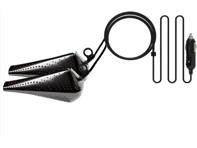 Hedgehog Drive skotorkare för bil + adapter (svart) Skotorkare