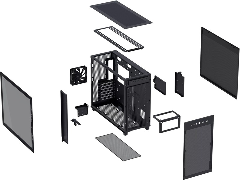 Asus Prime AP303 TG Mid Tower (svart) Midi tower