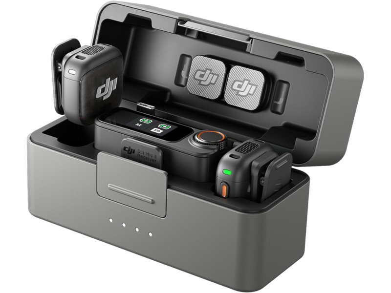DJI Mic 3 (2 TX + 1 RX + Charging Case) Kameramikrofon