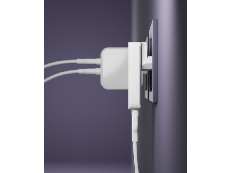 dbramante1928 re-charge Pro EU/US Slim Väggladdare (vit) Mobilladdare