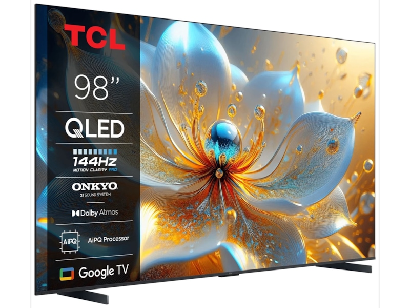 TCL 98" T8C 4K QLED Google TV (2025) Över 80 tums TV