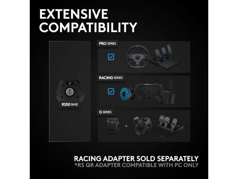 Logitech G RS50 Xbox/PC Ratt & pedaler