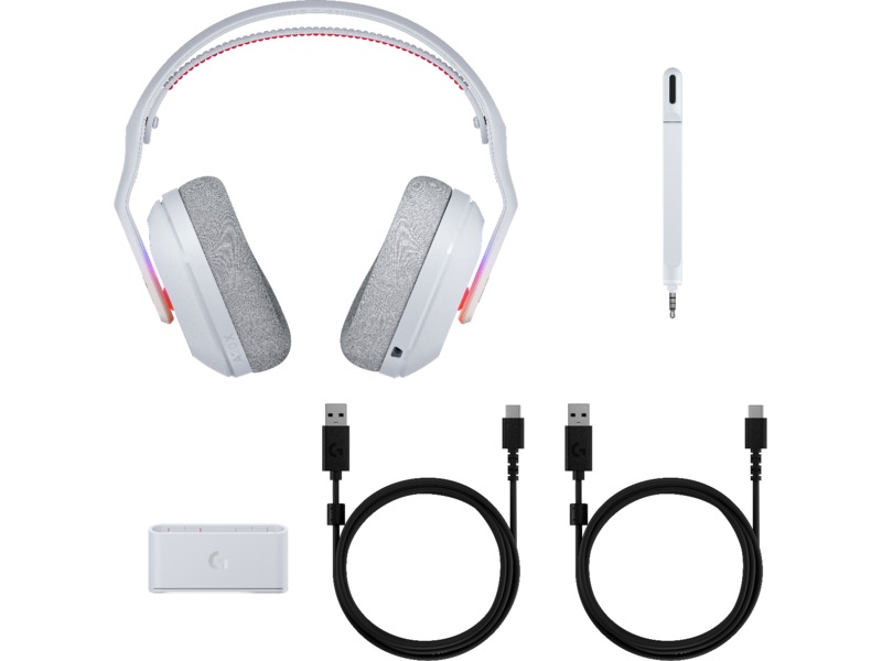 Logitech G Astro A20X Lightspeed trådlöst gamingheadset (vit) Gamingheadset