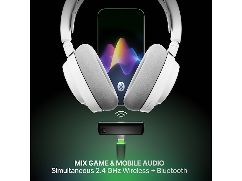 SteelSeries Arctis Nova 7X Gen 2 Trådlöst Gamingheadset (vit) Gamingheadset
