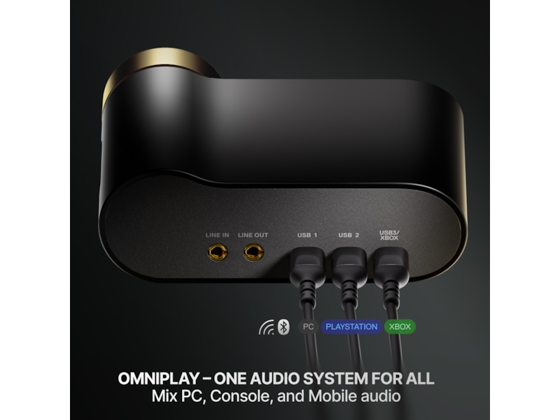 SteelSeries Arctis Nova Elite Trådlös Gamingheadset (salvia och guld) Gamingheadset