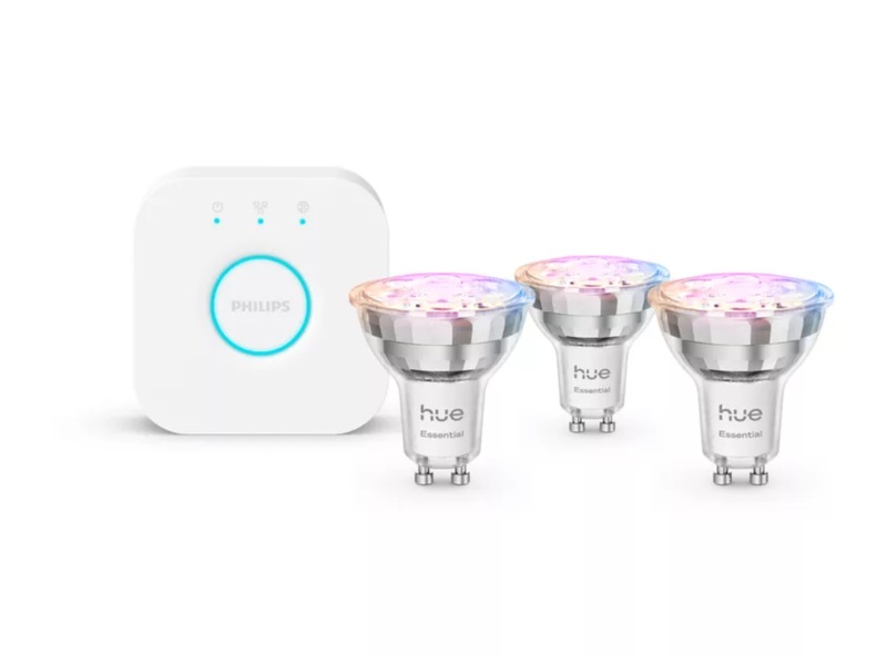 Philips Hue Essential WCA Startpaket (3x GU10 spot + Brygga) LED-lampor & glödlampor