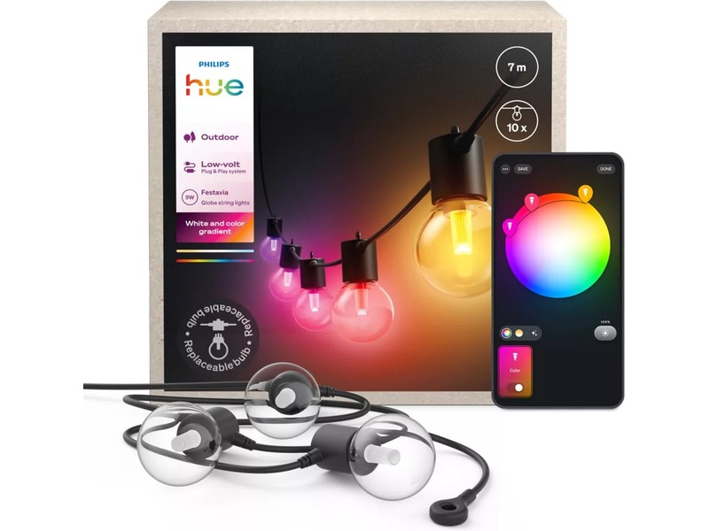 Philips Hue Festavia Globe ljusslinga 7m LED-lampor & glödlampor