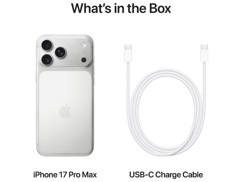 iPhone 17 Pro Max 512GB (silver) Mobiltelefoner