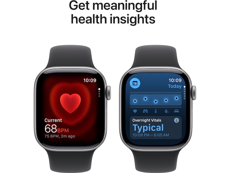 Apple Watch Series 11 GPS + LTE 42mm Aluminium (rymdgrå) Smartwatches