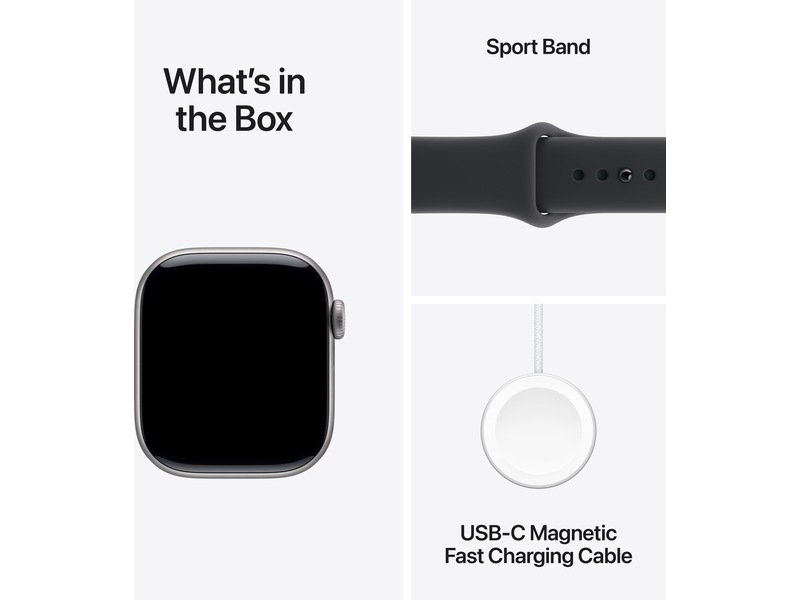 Apple Watch Series 11 GPS + LTE 42mm Aluminium (rymdgrå) Smartwatches
