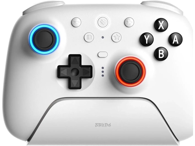 8BitDo Ultimate 2 Trådlös Bluetooth Kontroller (vit) Gamepad