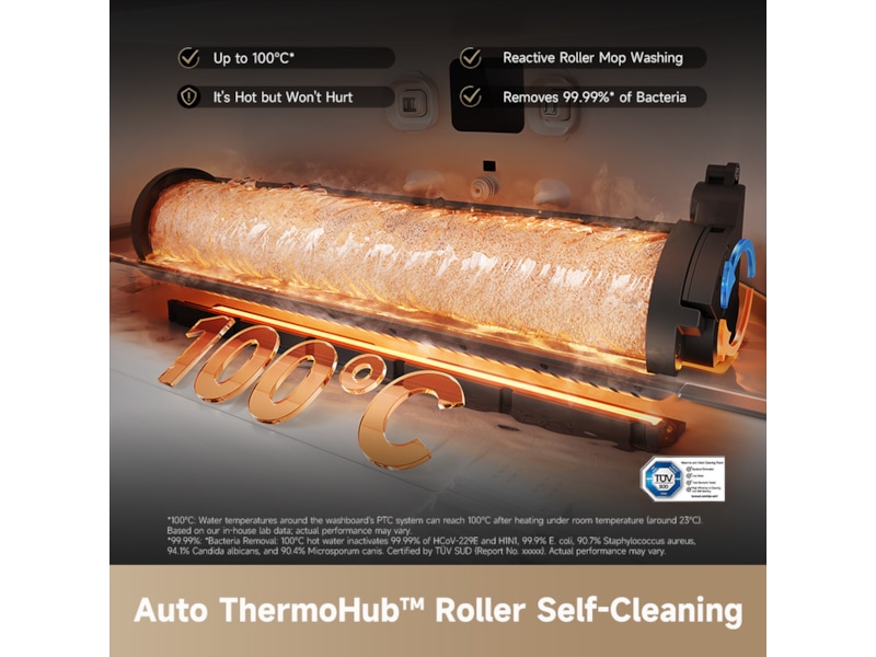 Dreame Aqua10 Ultra Roller Robotdammsugare (vit) Robotdammsugare