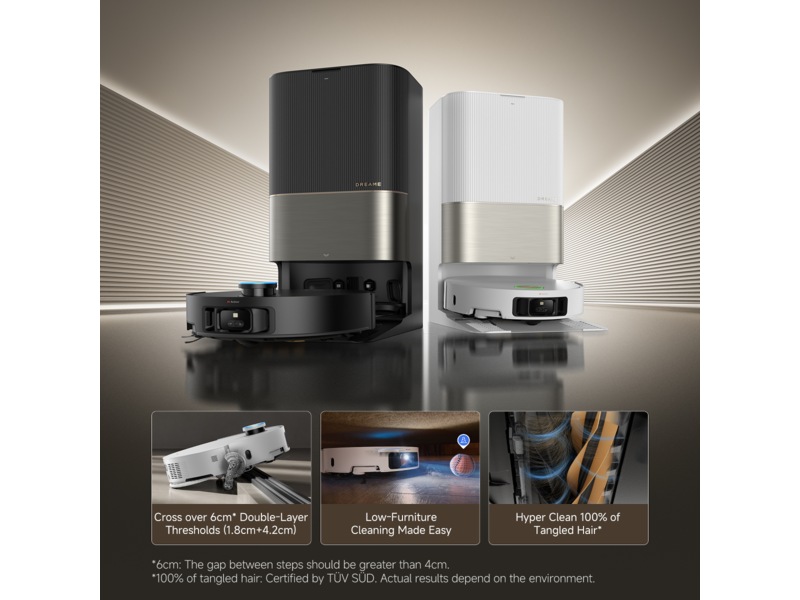 Dreame X50 Ultra Robotdammsugare (vit) Robotdammsugare