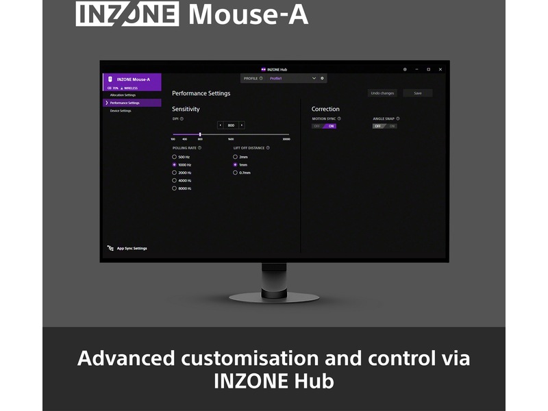 Sony INZONE Mouse-A | Wireless gaming mouse Gamingmus