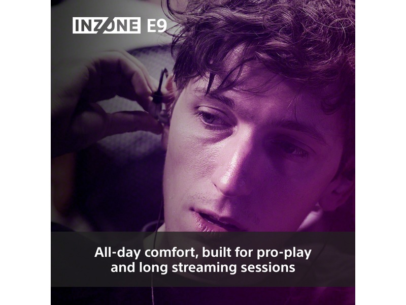 Sony INZONE E9 In-Ear Gaming Headphones, Black In-ear hörlurar