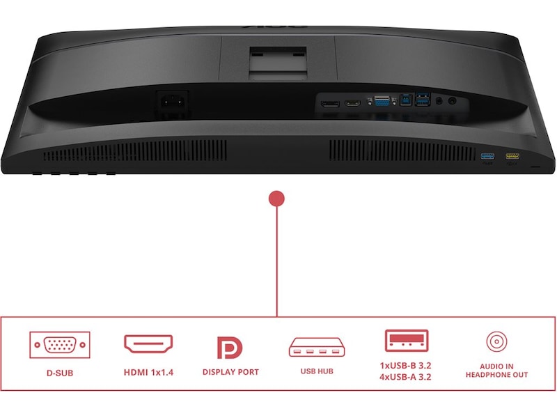 AOC 24" skärm 24E4U Datorskärm