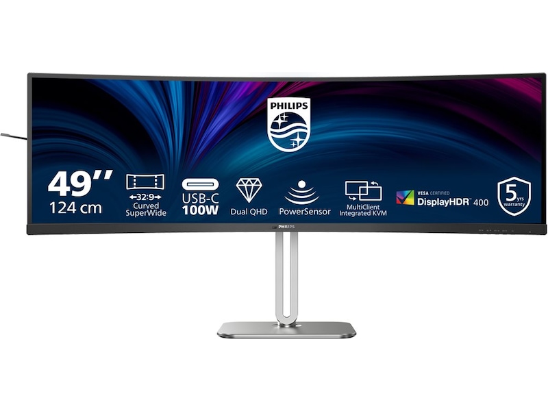 Philips 49" curved skjerm 49B2U5900C/00 Datorskärm