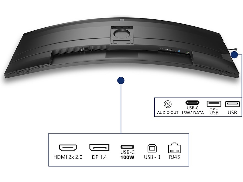 Philips 49" curved skjerm 49B2U5900C/00 Datorskärm