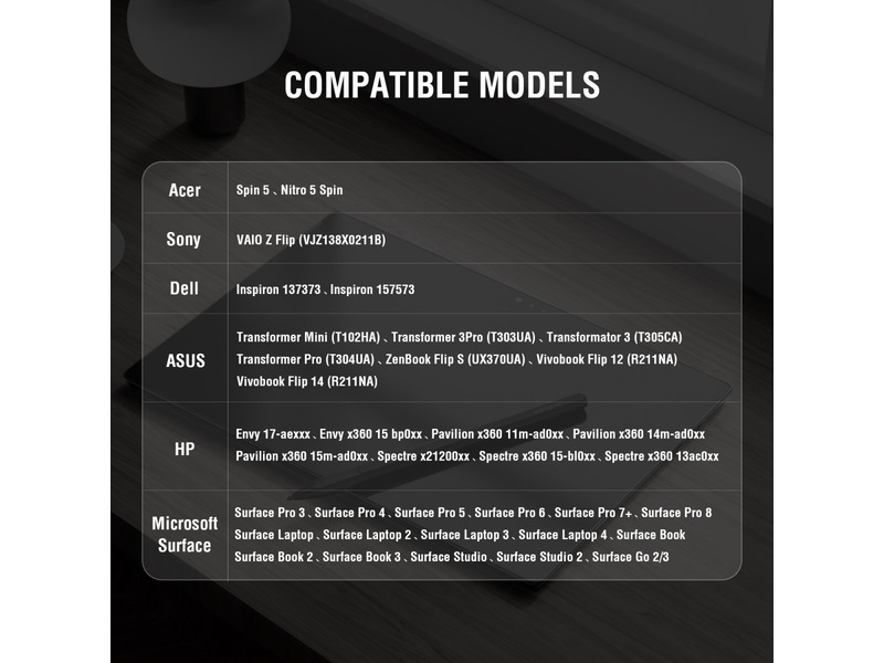 MPP Stylus Pen for Microsoft Surface with 1024 Pressure Levels Tangentbord och pennor