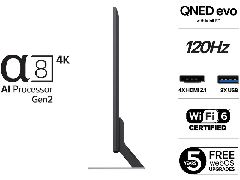 LG 55'' QNED85 evo AI MiniLED 4k Smart TV (2025) 50 - 59 tums TV