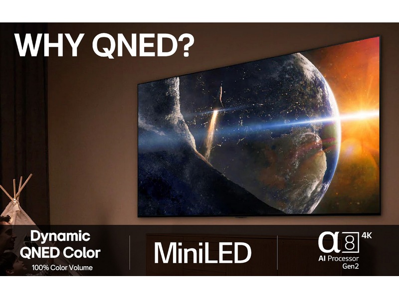 LG 55'' QNED85 evo AI MiniLED 4k Smart TV (2025) 50 - 59 tums TV